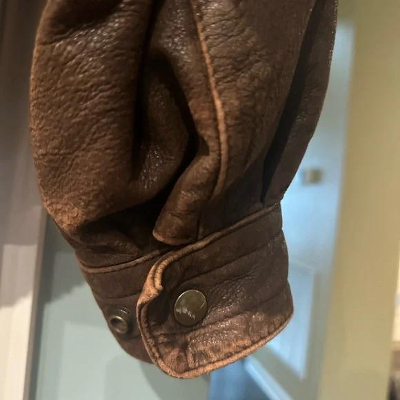 Adventure Bound by Wilson’s Men's Brown Leather Jacket